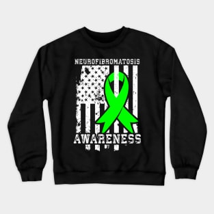 NF1 Awareness  Neurofibromatosis Crewneck Sweatshirt
